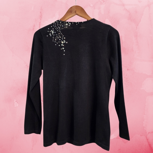 Glitzy Santa Hat Sweater - Picture 2 of 4